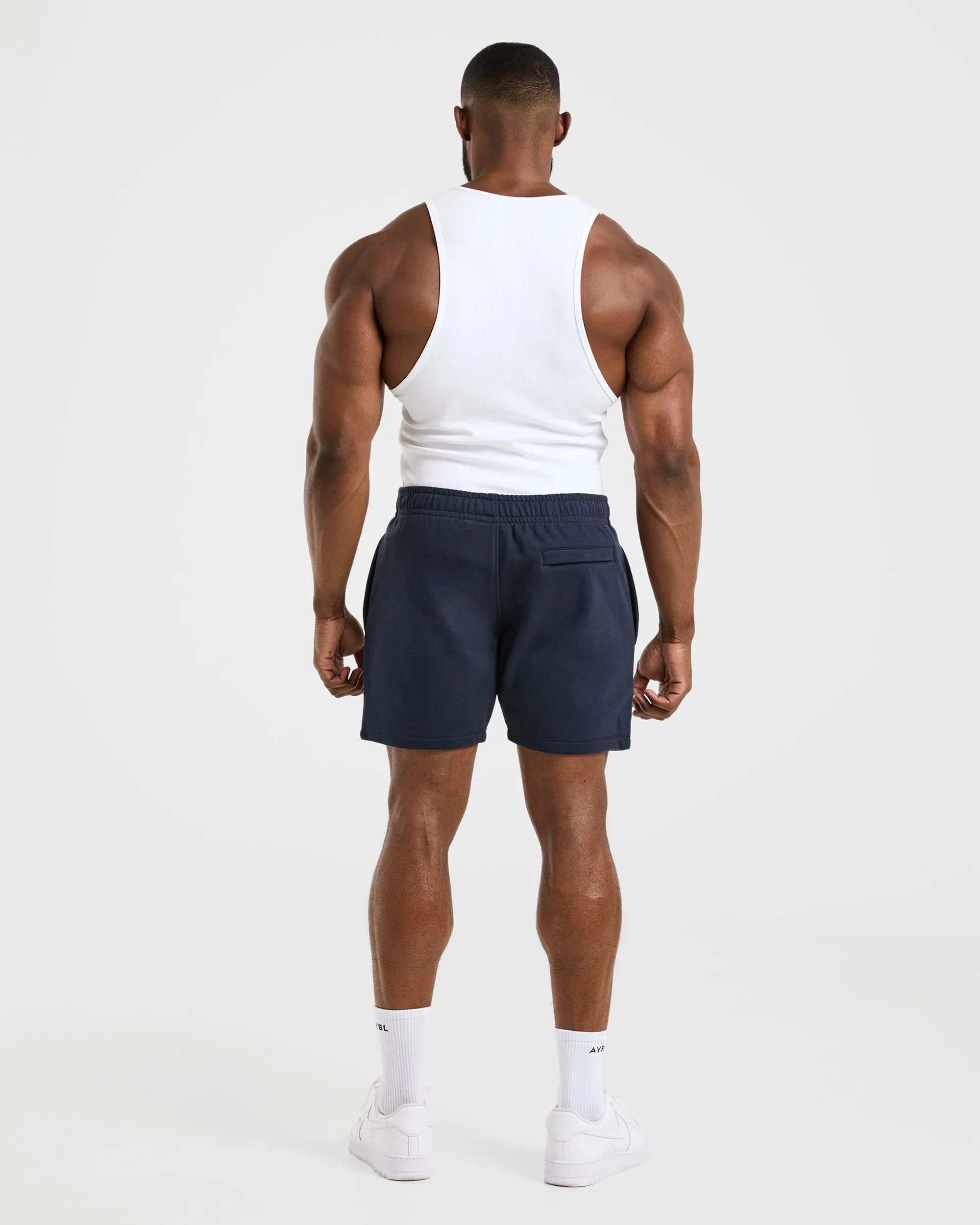 handmade touch Essential Lightweight 5" Shorts - Navy