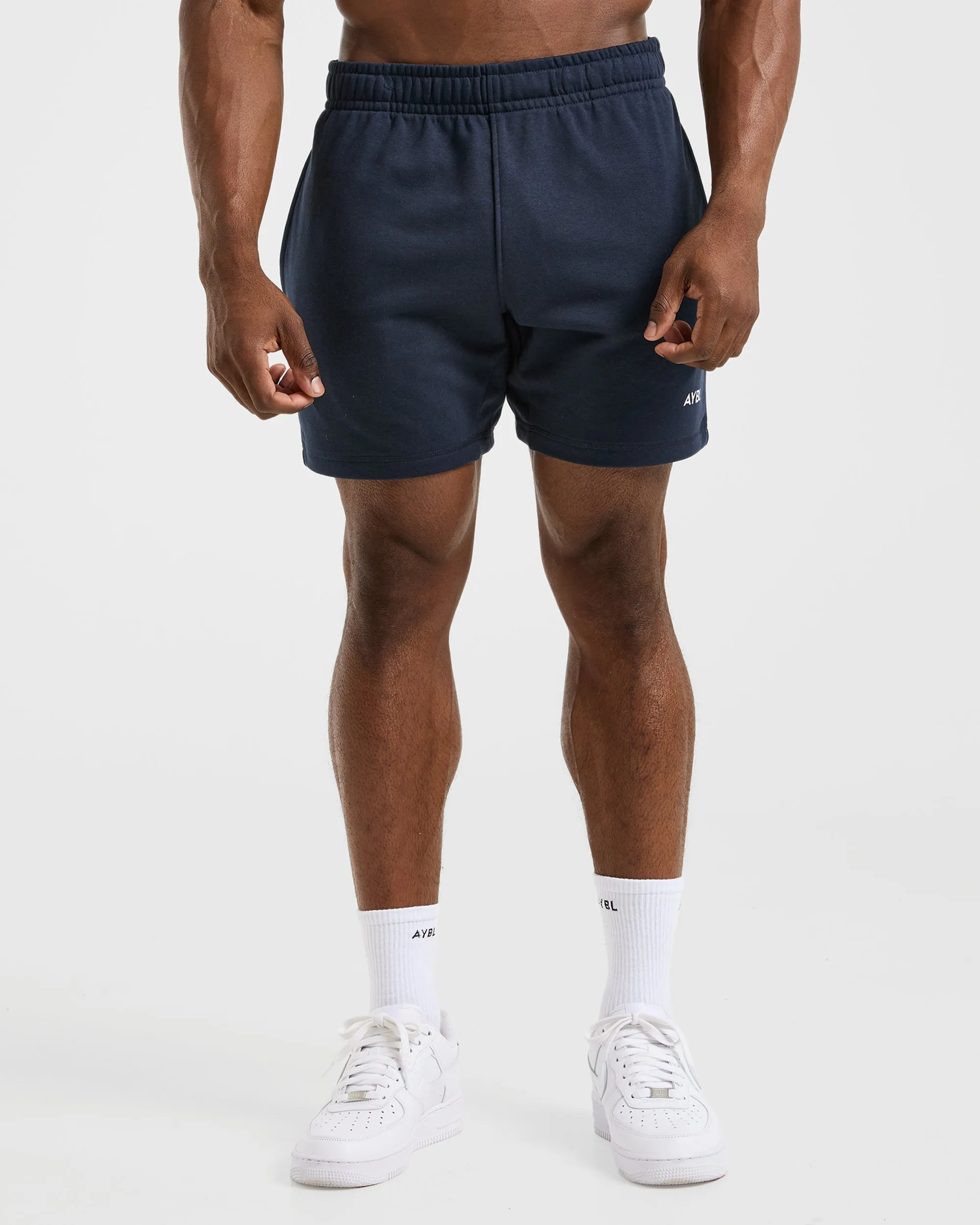 Zero Irritation Tags snowboarding apparel Essential Lightweight 5" Shorts - Navy