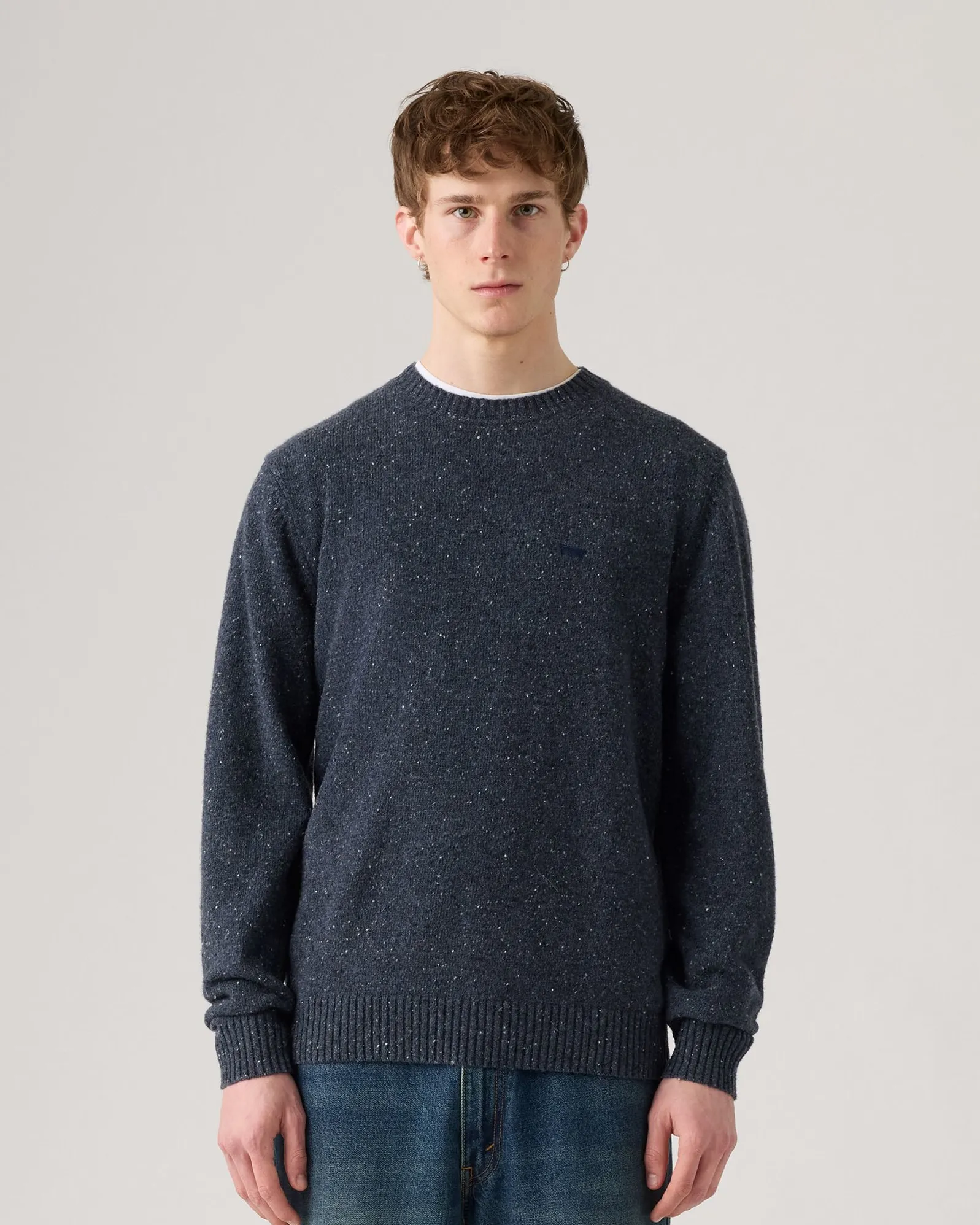 Levi's? Original HM Wool Sweater - Neppy Fleck / Dress Blues Minimal Edge