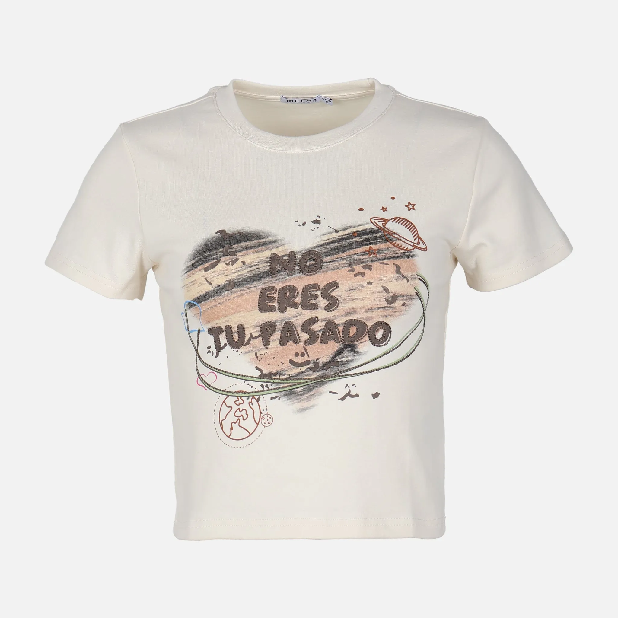 WOMEN CROPPED T-SHIRT Design Edge Polish Core