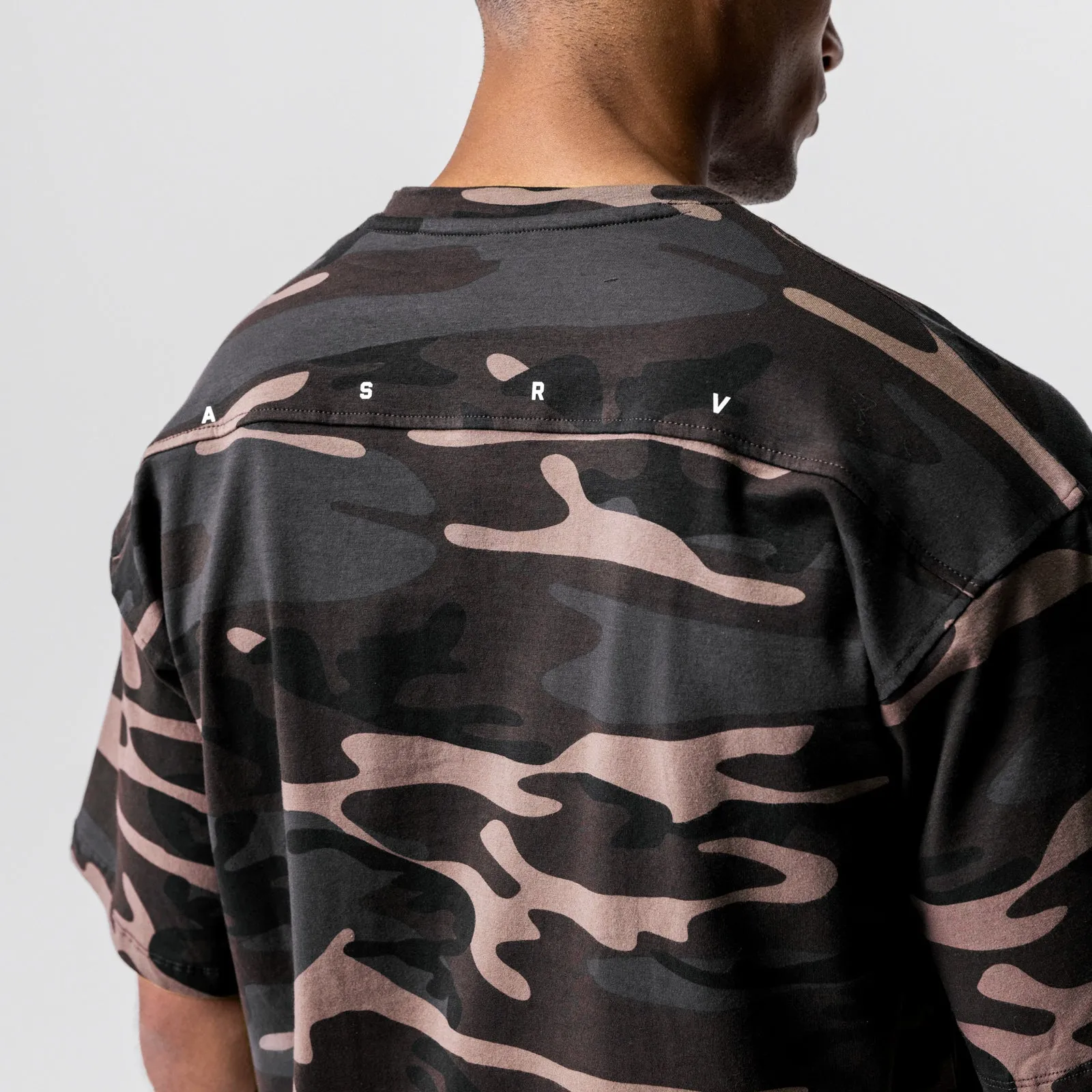 0514. CottonPlus? Oversized Tee - Rust Camo UVProtectionFinish ReinforcedHems