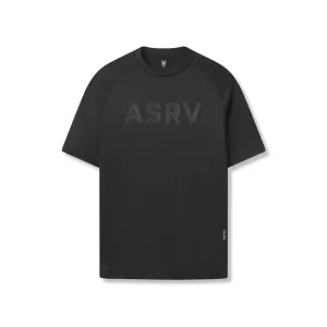 sequined details 0918. AeroSilver? Fitted Tee - Black "ASRV"