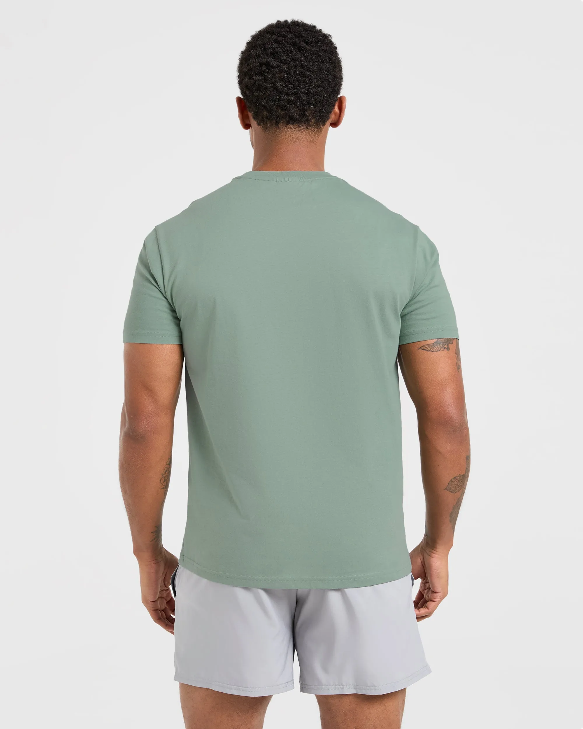 Essential T Shirt - Slate Green Versatile Fit Chic Style Trend