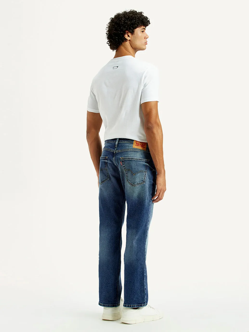 Men's 527 Med Indigo Bootcut Fit Mid Rise Jeans Beach Day Holiday Vibes