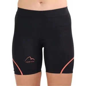 Warm Mood More Mile Compression Womens Short Running Tights - Black