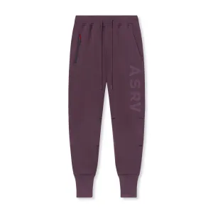 0915. Tech-Terry? High Rib Jogger - Deep Purple "ASRV" Non Slip Waist Grip RecycledMaterial
