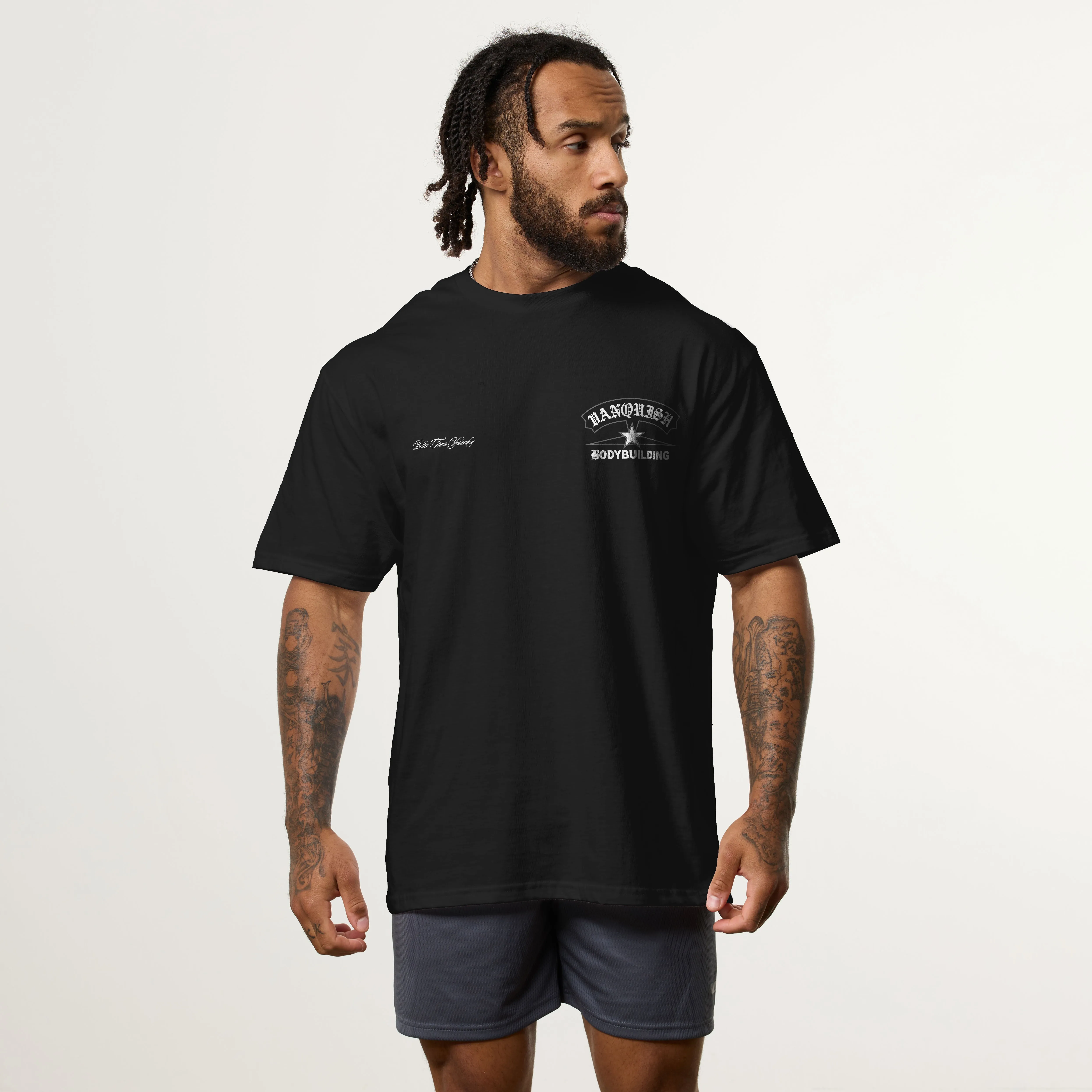 Summer cool Vanquish Revolve Legion Black Oversized T Shirt