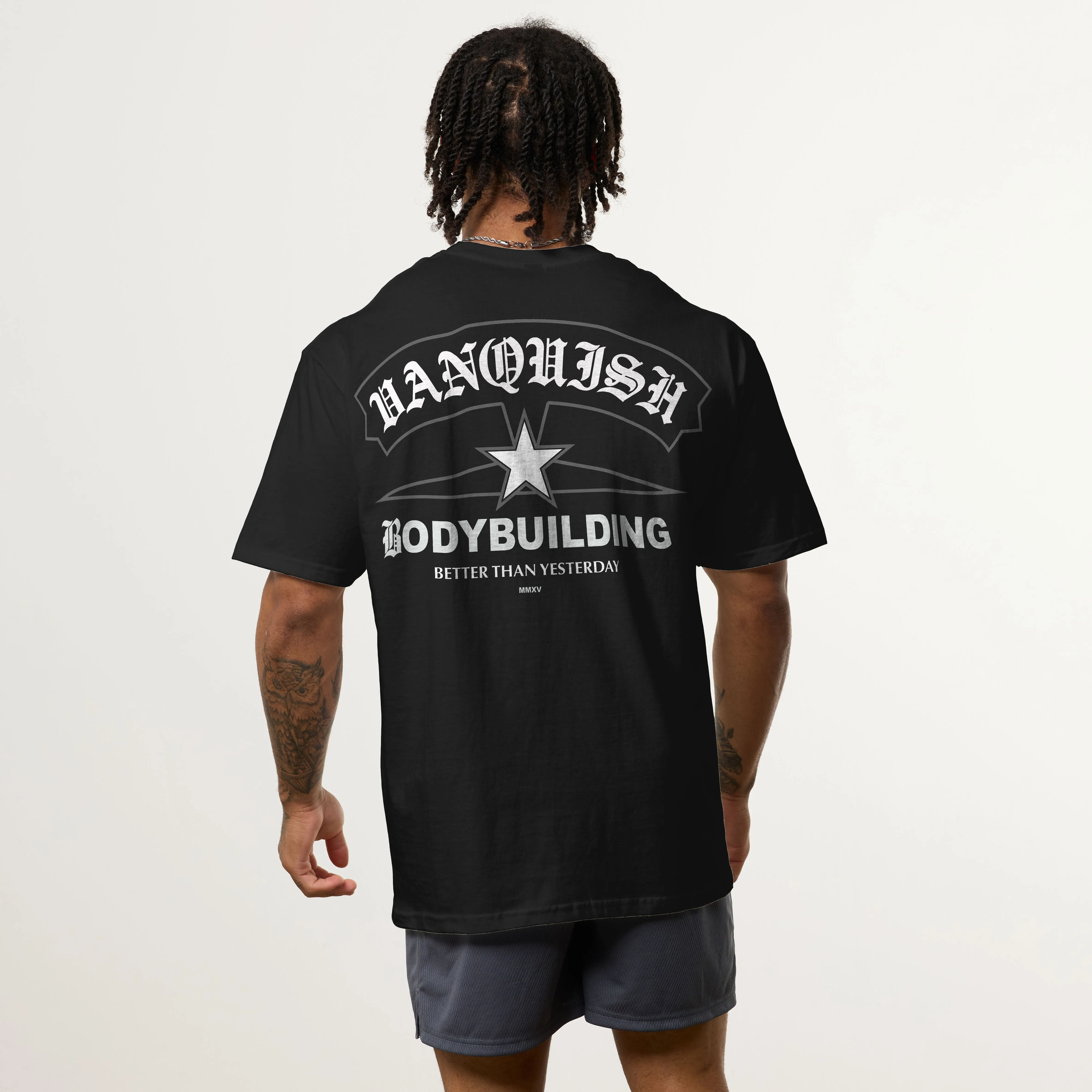 Vanquish Revolve Legion Black Oversized T Shirt Regular fit normality