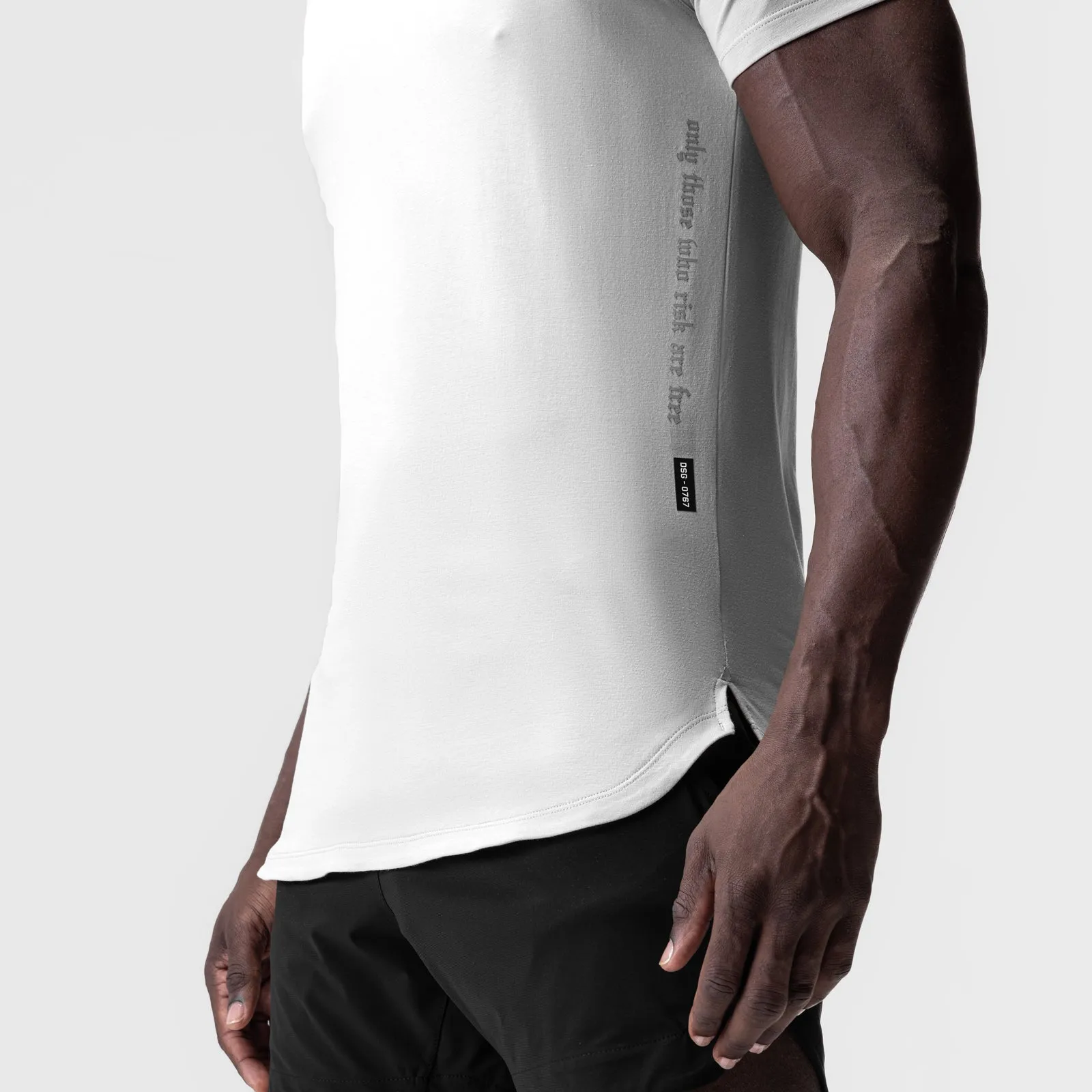 0767. Supima? Established Tee - White Recycled Material Seasonal Outfit