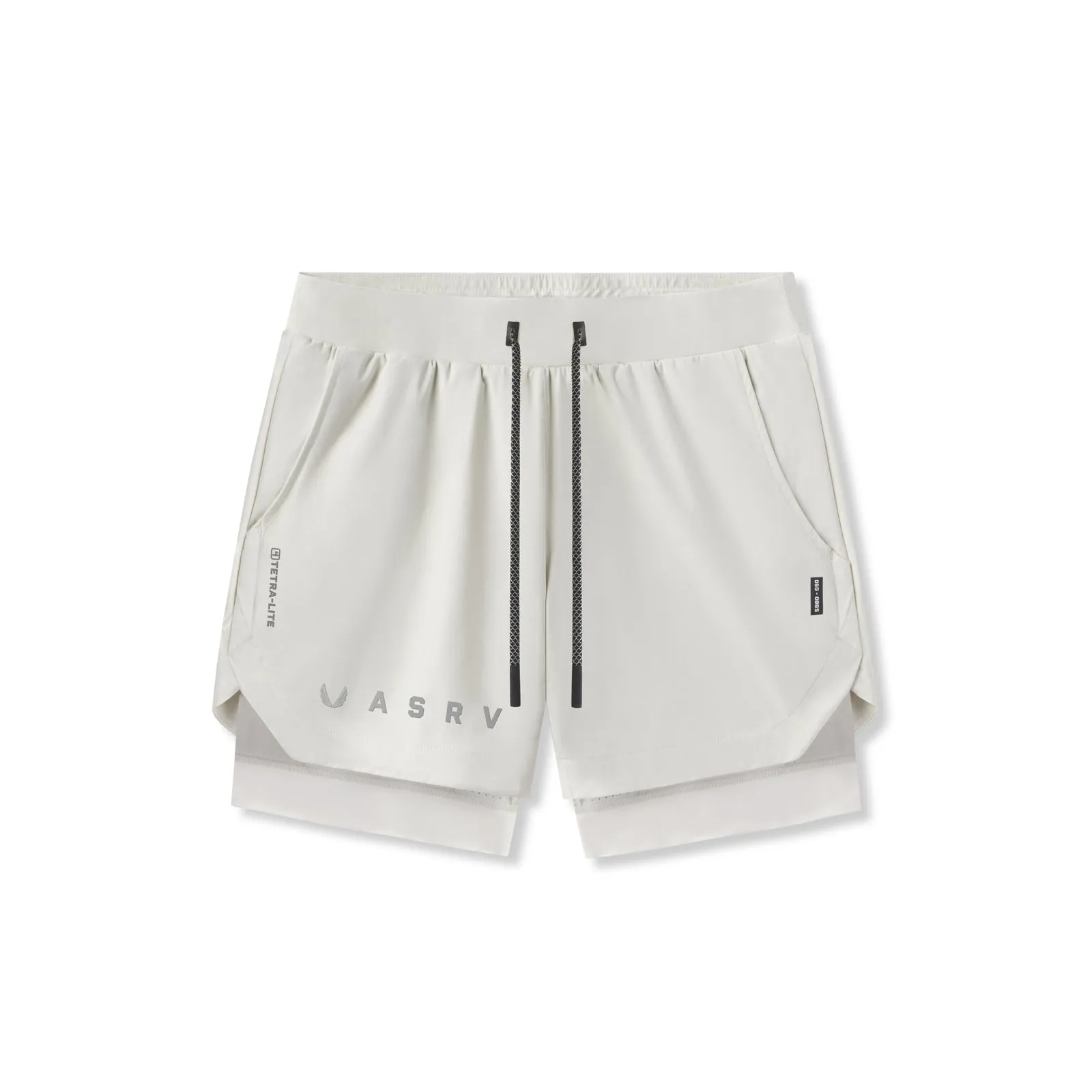 swim shorts High-End Quality 0865. Tetra-Lite? 5" Liner Short - Stone "Reflective Classic"