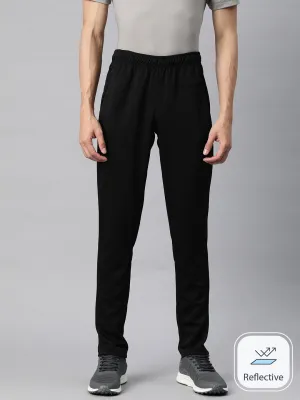 Distressed finish Alcis Men Typography Printed Slim Fit Track Pant