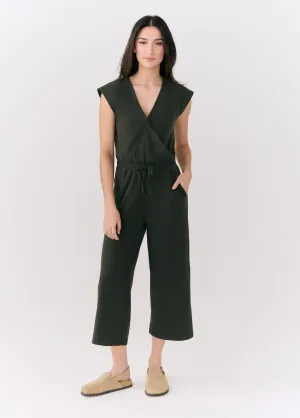 Virtual Fit StaticResistantTextile Effortless Wrap Jumpsuit