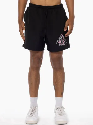 Los Angeles Lakers All Attack Shorts Layered Look Sports Wear