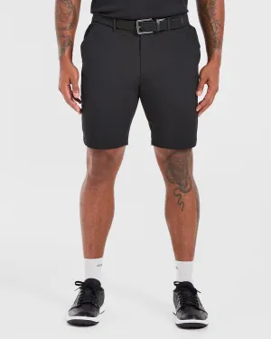 Performance Shorts - Black plain shorts