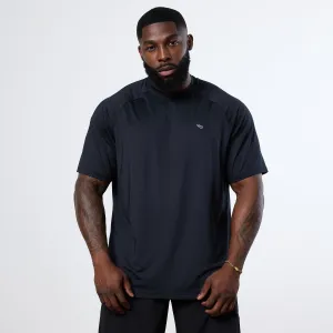 vacation wear Breathable Material Vanquish Essential Black Performance Oversized T Shirt