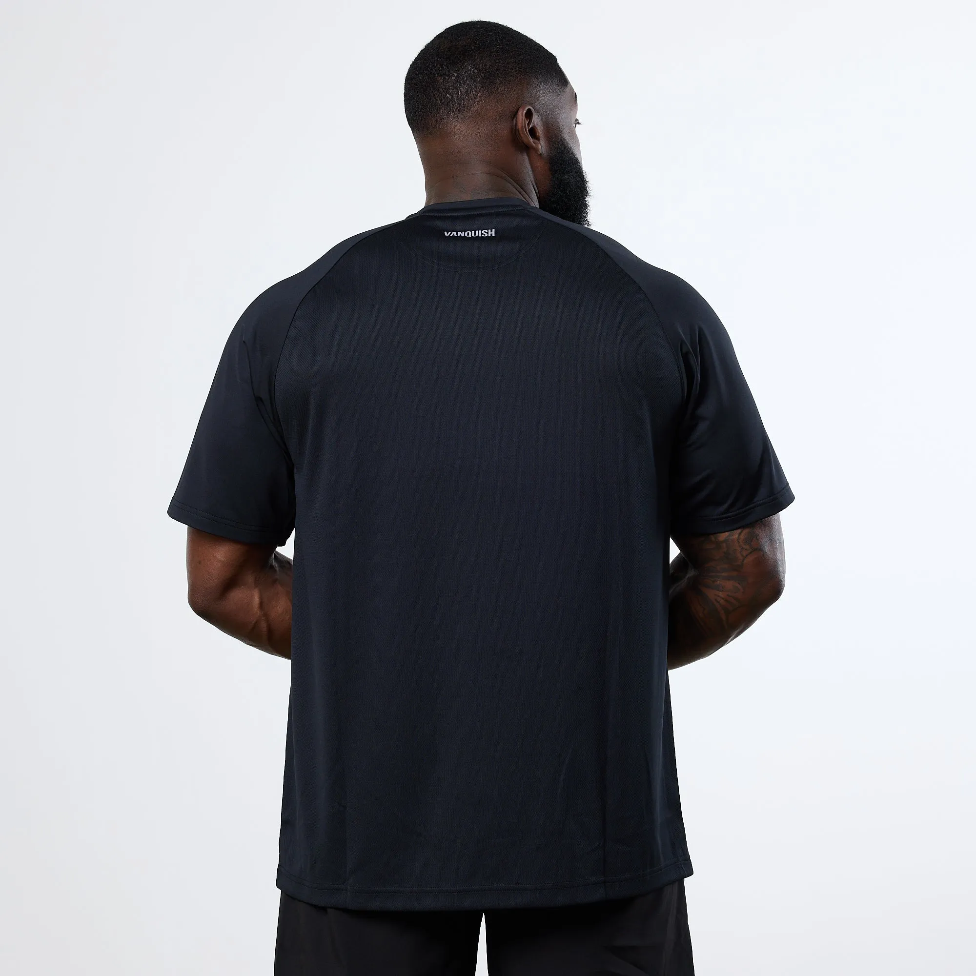 Vanquish Essential Black Performance Oversized T Shirt ethical Day-to-Day Comfort