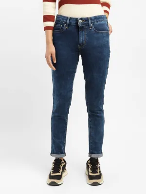 Traveler Gear Stretch Creative Look Women's 711 Blue Skinny Fit Mid Rise Jeans