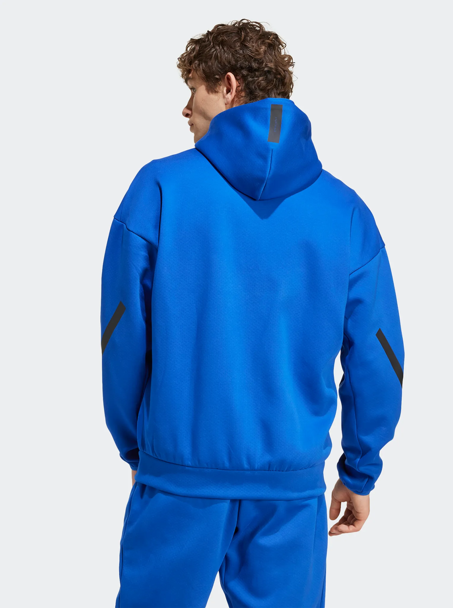 Knit texture Z.N.E. Full-Zip Hooded Track Jacket