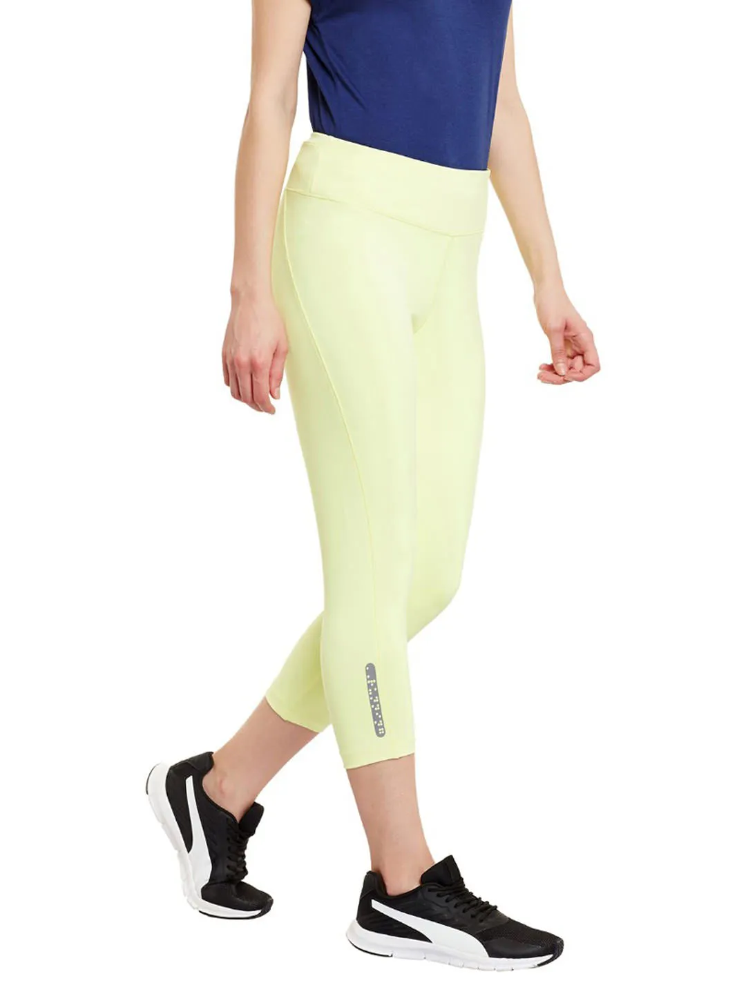 Alcis Yellow Core Fit Tights ALWPA151455 For Adults Home Lounge
