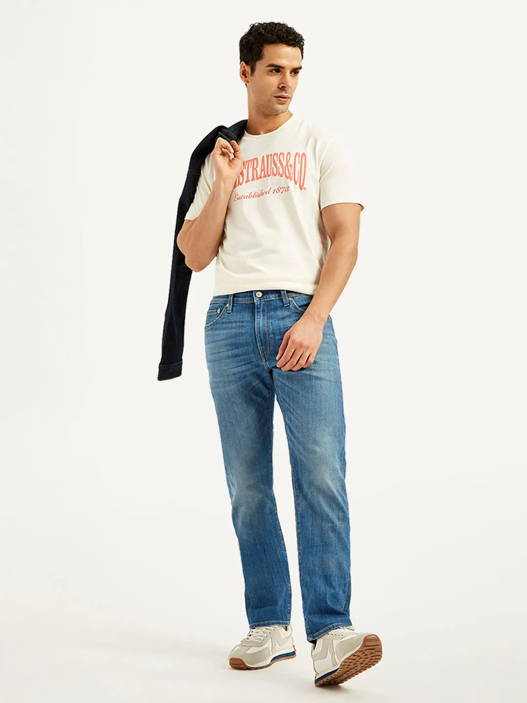Men's 511 Blue Slim Fit Mid Rise Jeans Always Appropriate