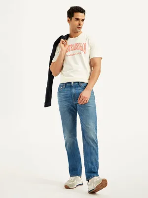 Casual Student Outfit Travel Outfit Evening Stroll Minimalist Men's 511 Blue Slim Fit Mid Rise Jeans