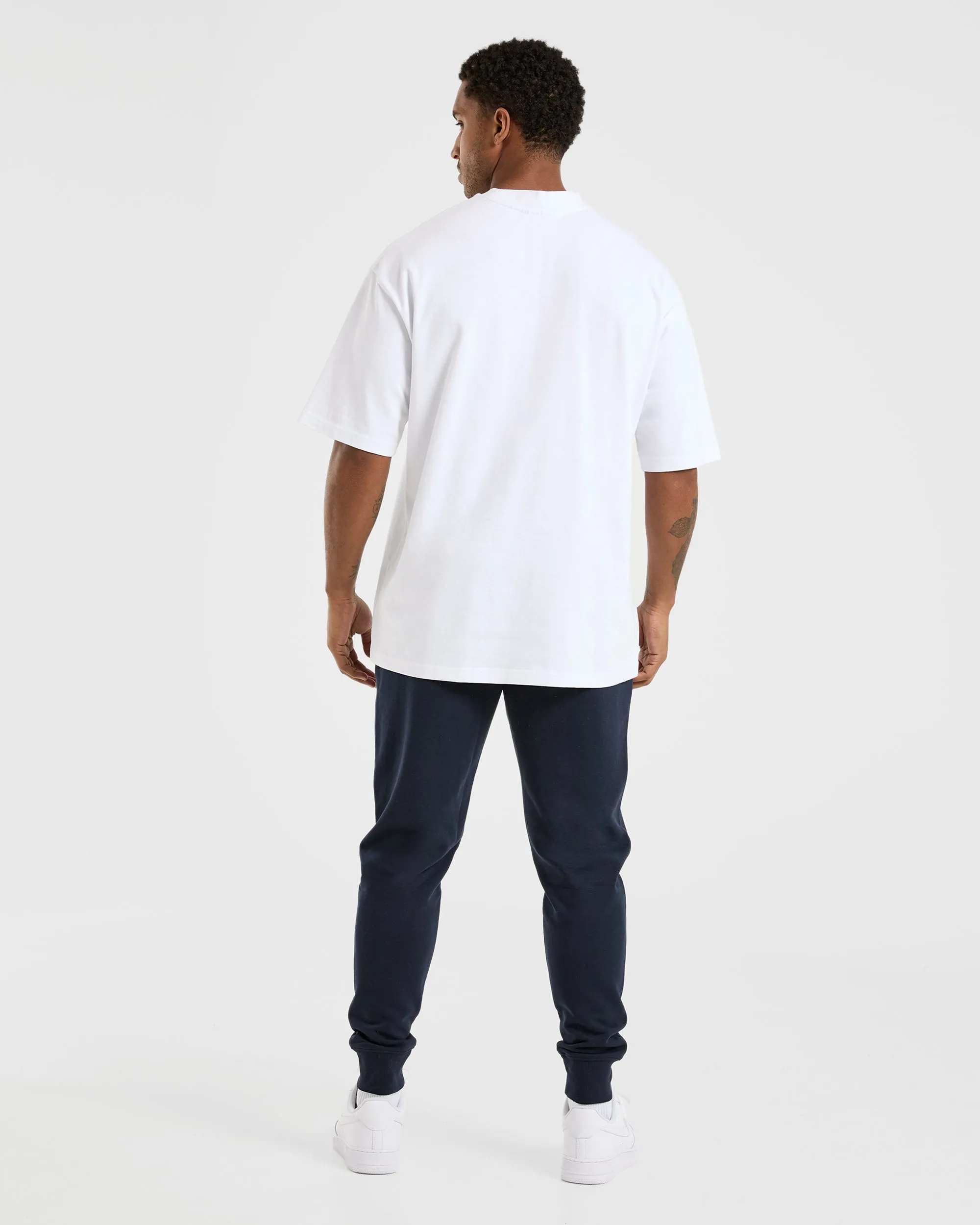 Eco Friendly Dyeing Reflective Trim Essential Lightweight Joggers - Navy