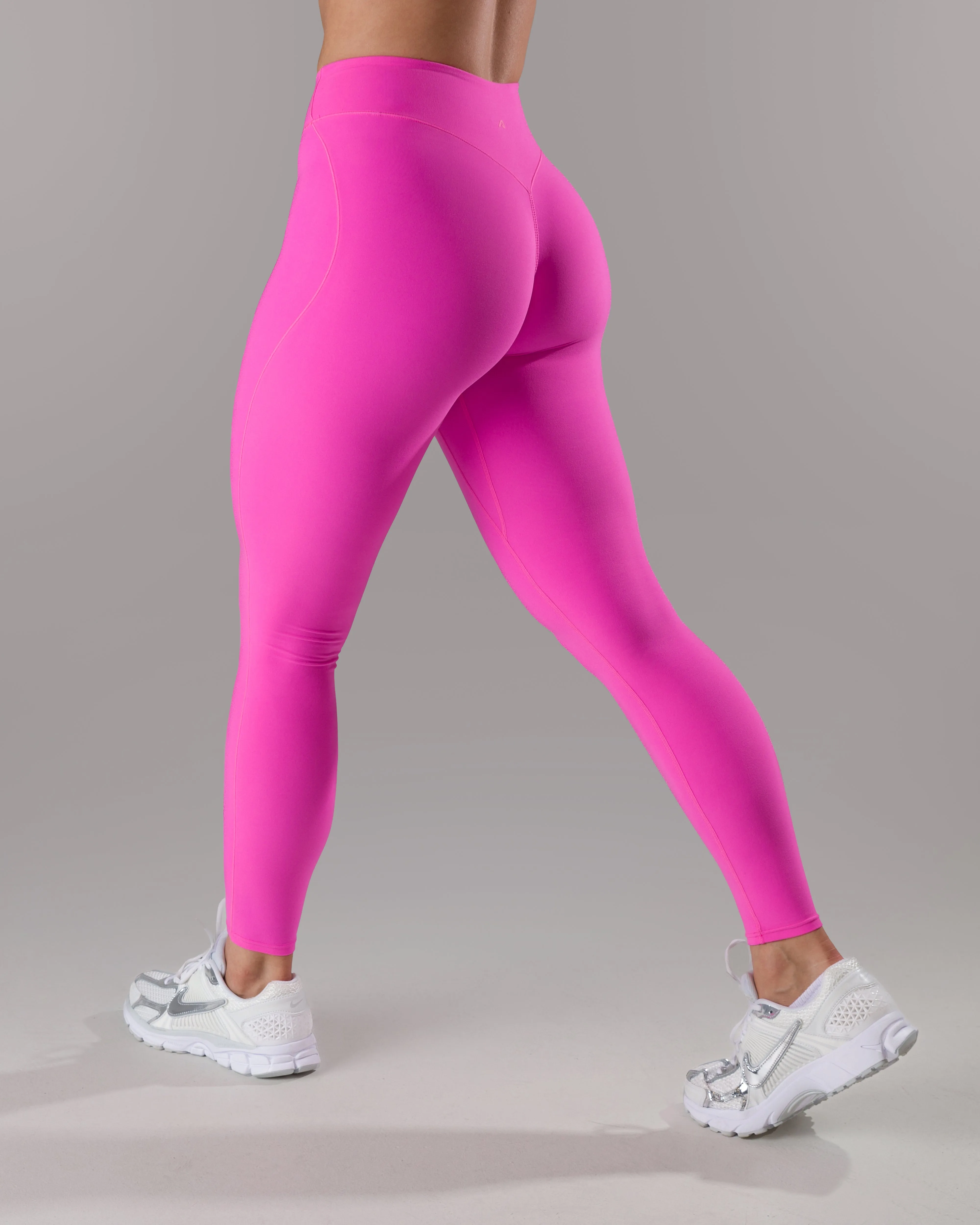 Stretch Recovery Fabric Wrap Legging - Malibu Pink