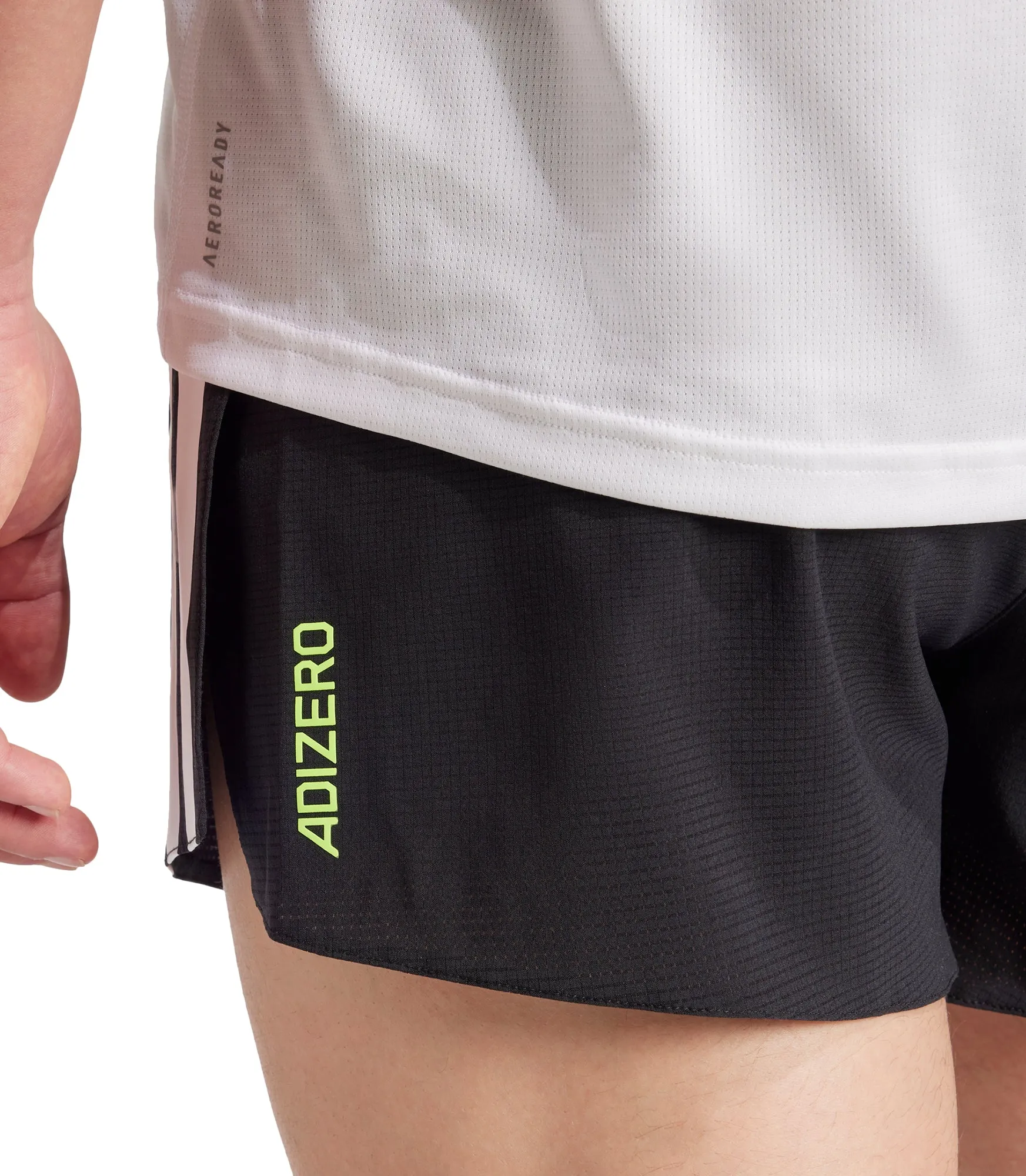 Luxury Brand adidas Adizero Gel Pocket 3 Inch Mens Running Shorts - Black