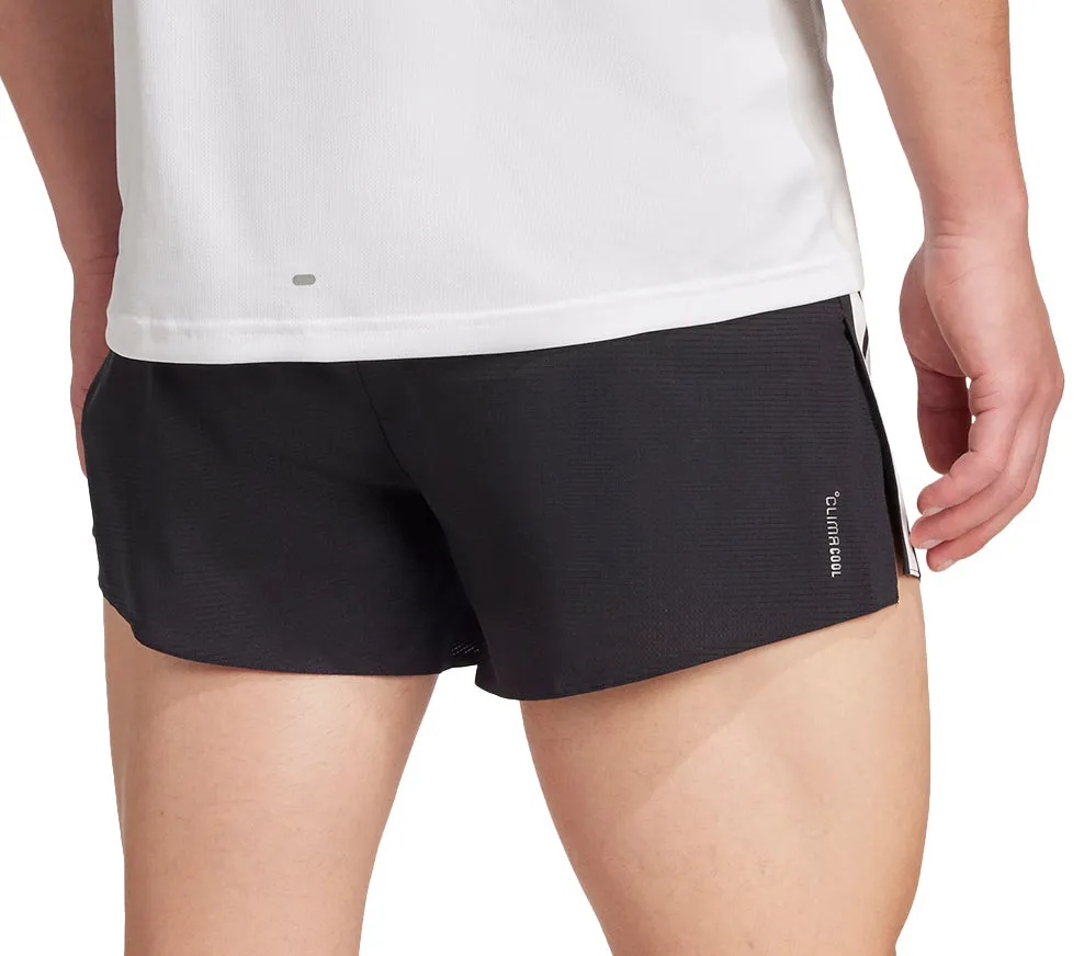 adidas Adizero Gel Pocket 3 Inch Mens Running Shorts - Black baseball uniform