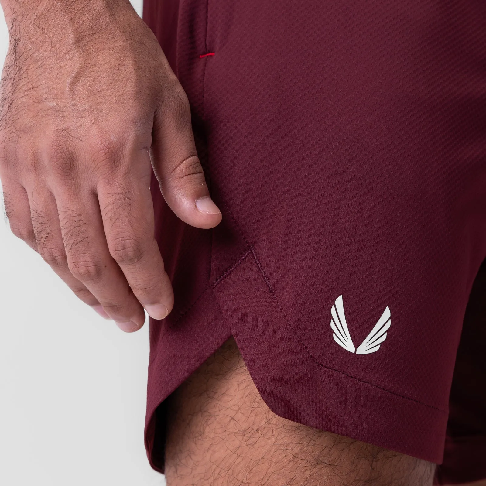 0994. AeroSilver? 7" Linerless Short - Crimson desert style