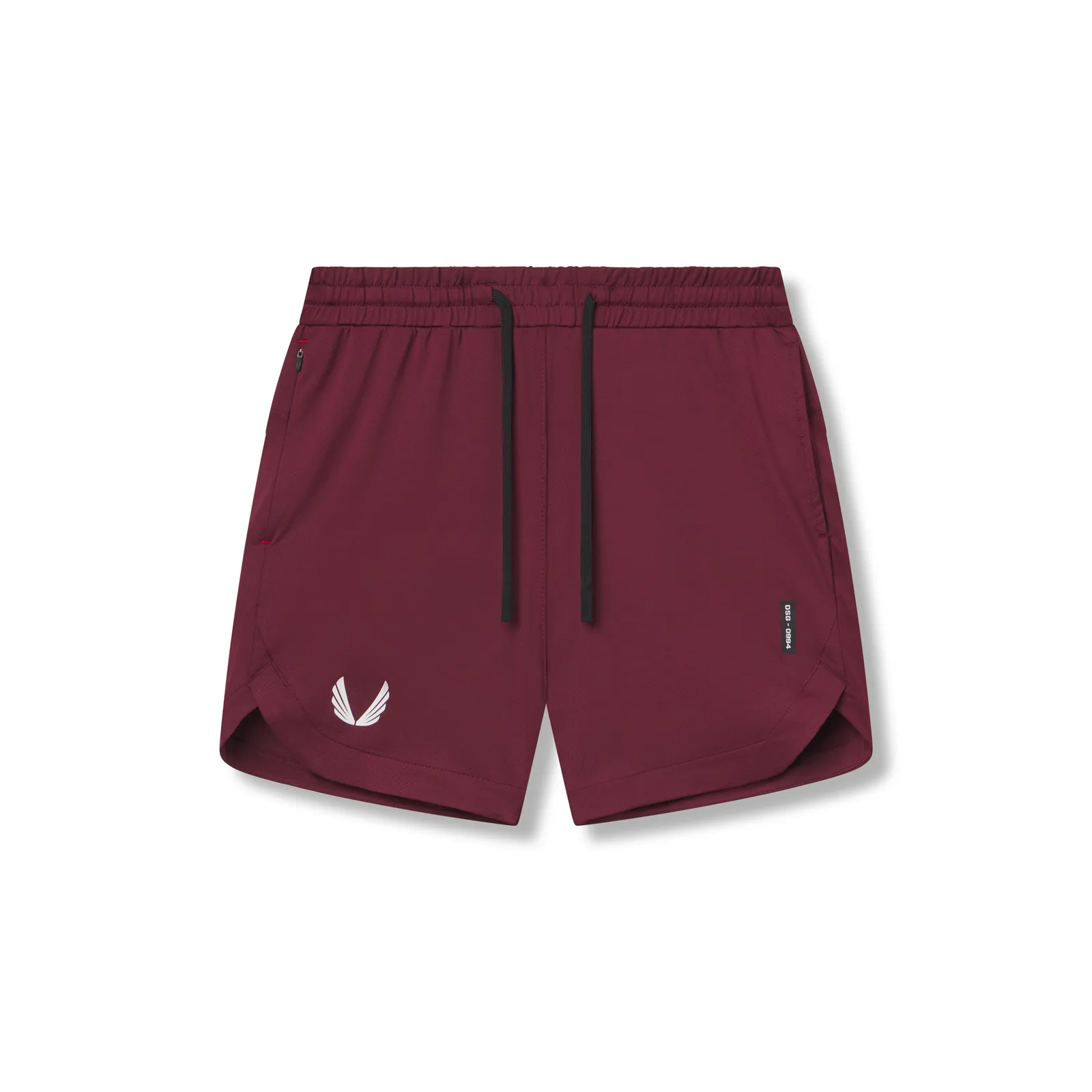 0994. AeroSilver? 7" Linerless Short - Crimson Athletic Look