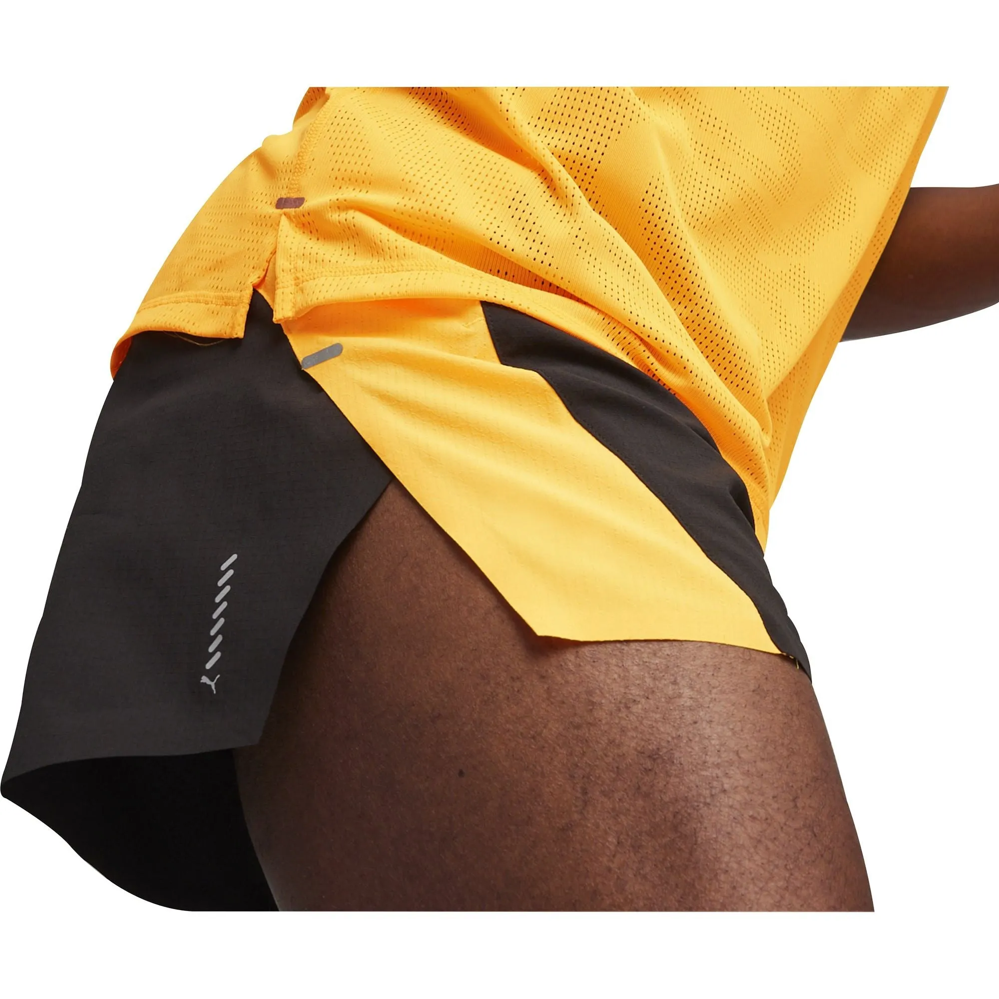 Quick Dry Fabric Summer Fashion Puma Run Ultraweave Velocity 3 Inch Mens Running Shorts - Black