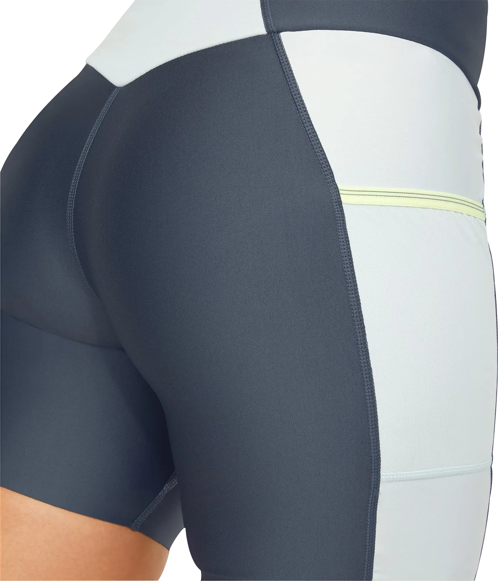 Puma Marathon 6 Inch Womens Short Running Tights - Blue Sporty Look