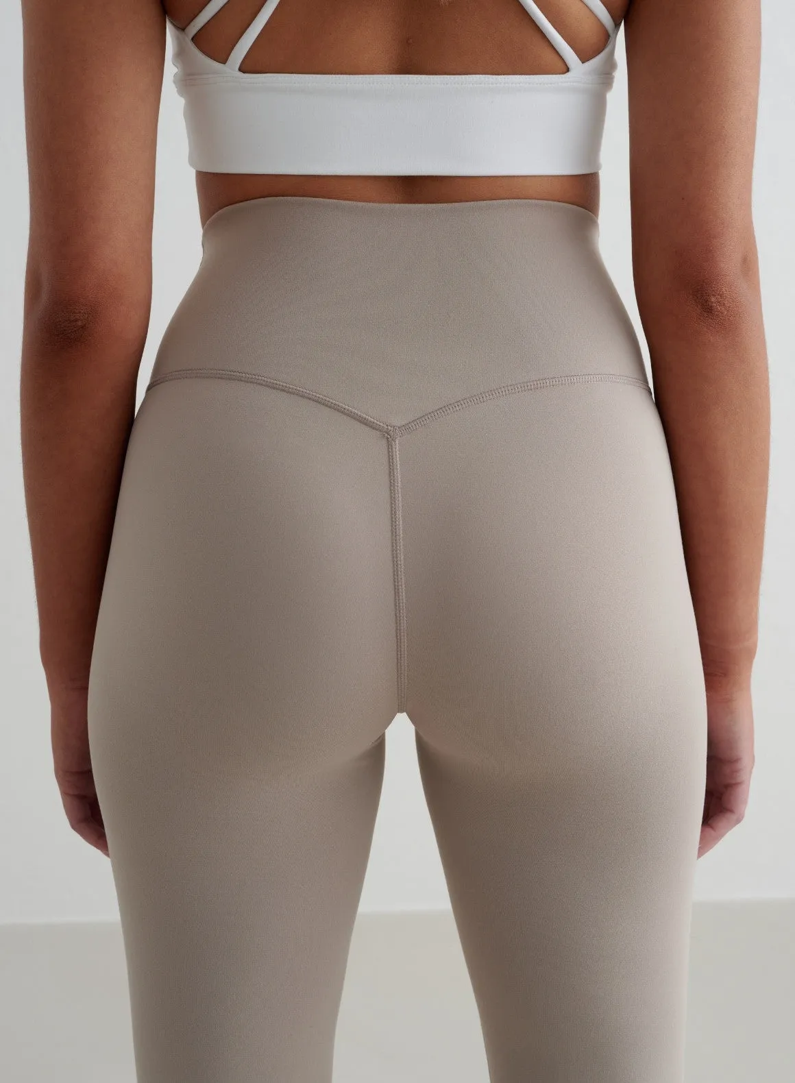 Eco Friendly Gym Workout Dark Clay Sense Flare Tights