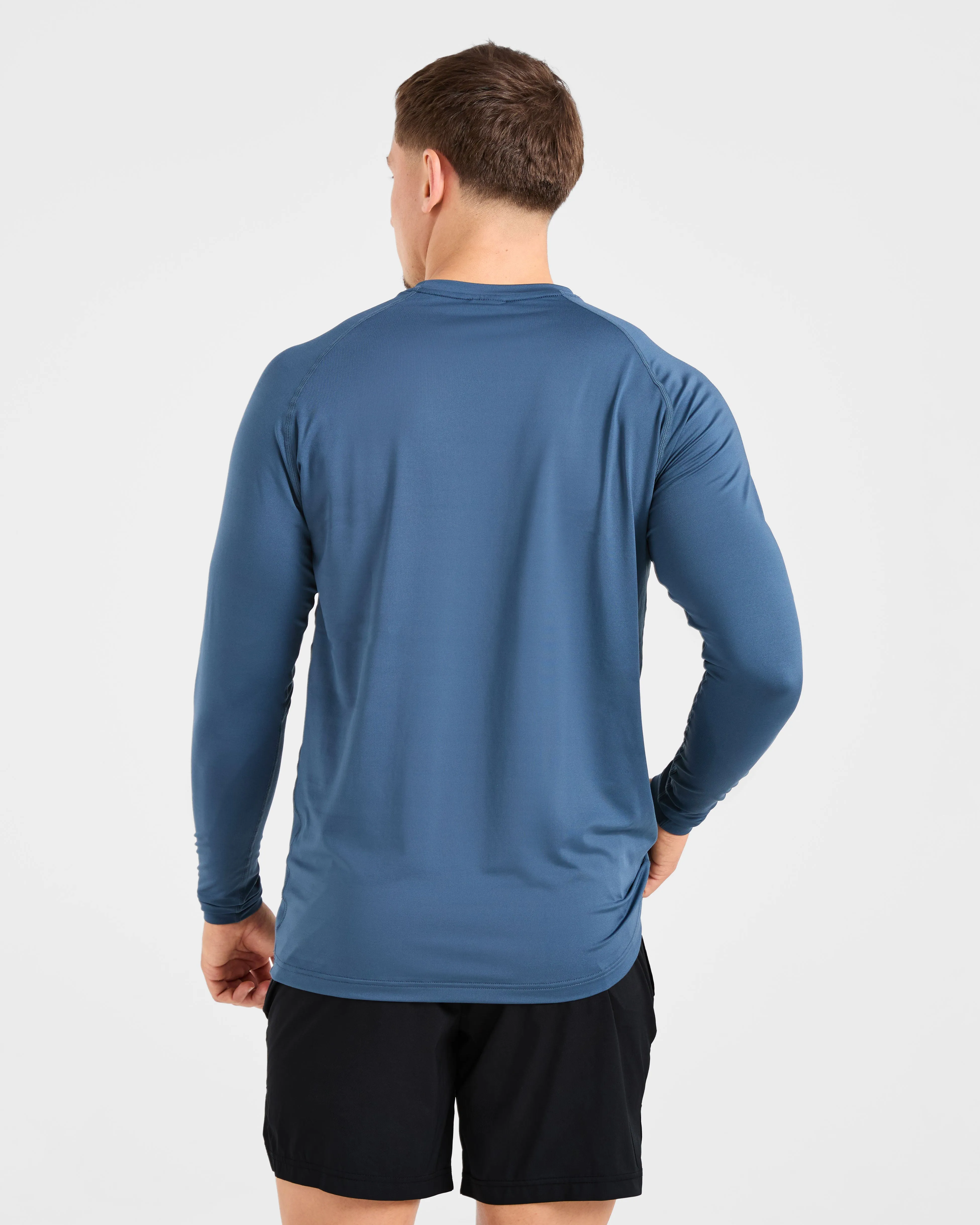 Daily Comfort Style Essential Long Sleeve T Shirt - Deep Teal