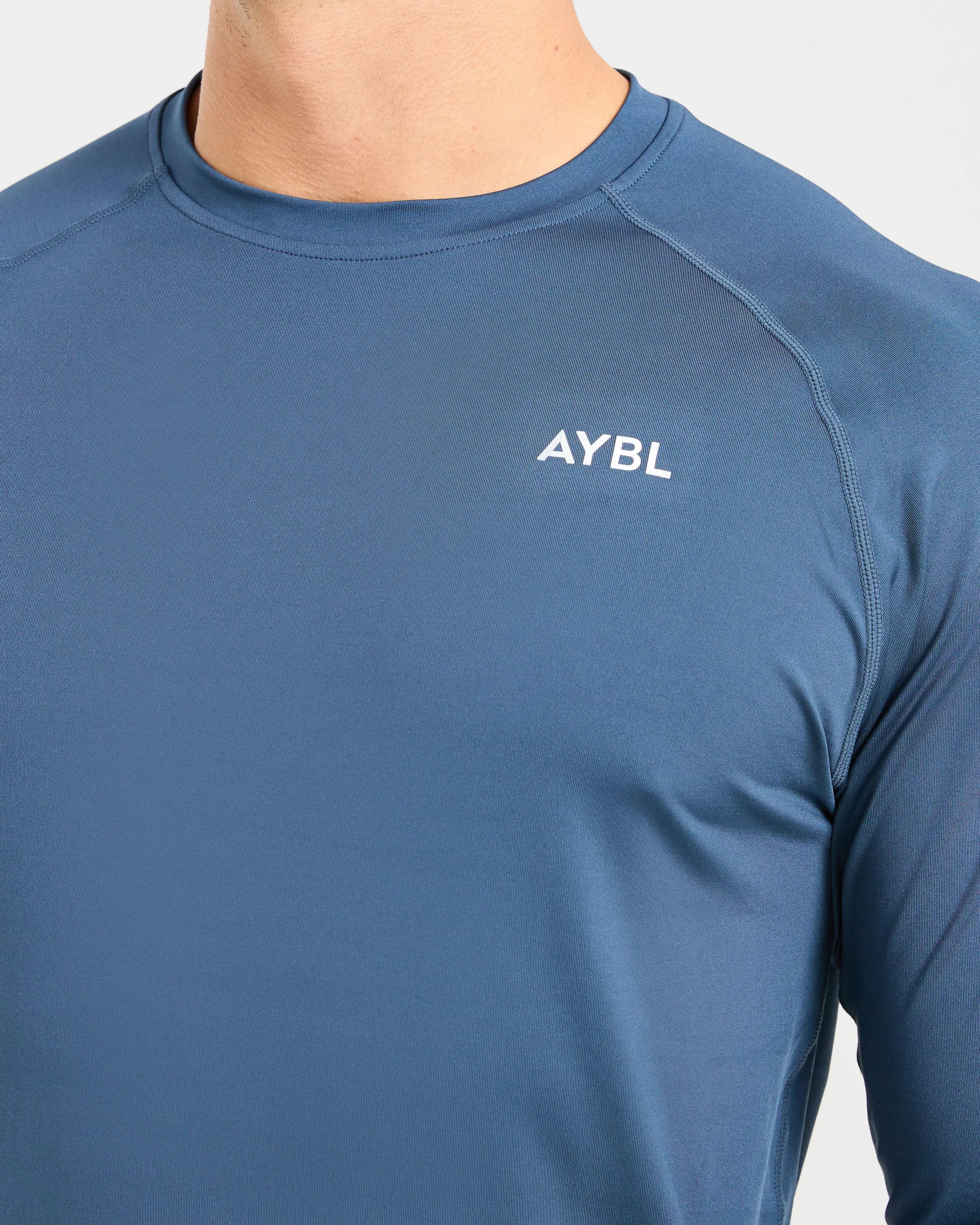 Essential Long Sleeve T Shirt - Deep Teal Easy Care