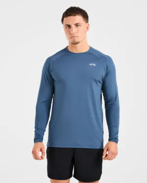SeamFreeShoulders Essential Long Sleeve T Shirt - Deep Teal