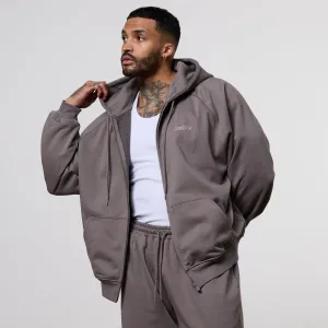 Diwali wear Vanquish Essential Mushroom Oversized Boxy Hoodie