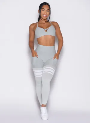 High Waist Pro Athlete All Ages Double Layer Scrunch Thigh-Highs