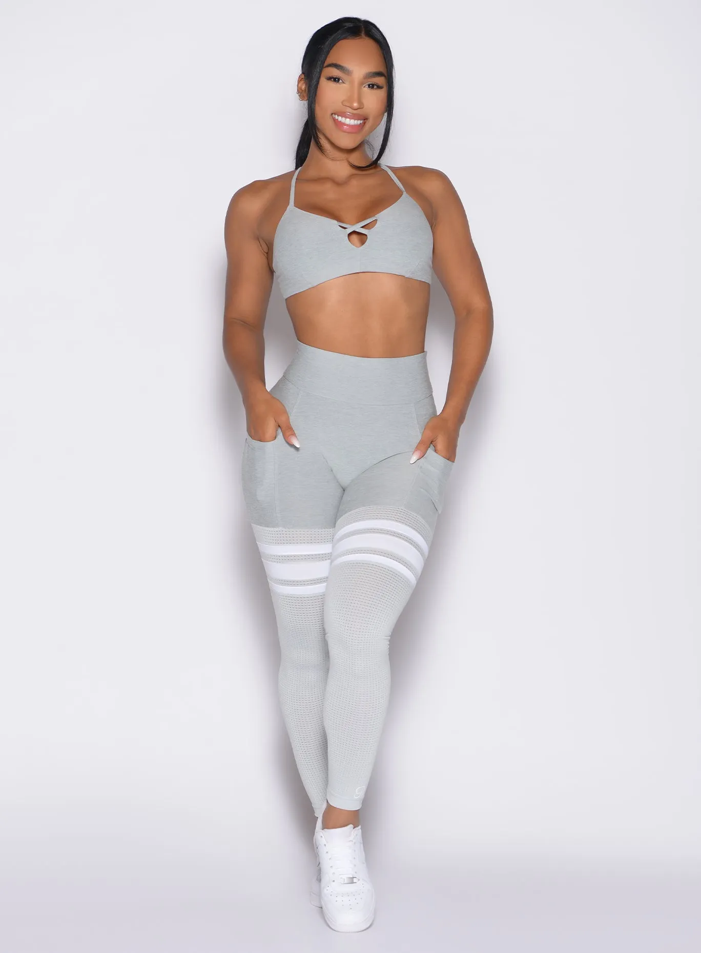 High Waist Pro Athlete All Ages Double Layer Scrunch Thigh-Highs