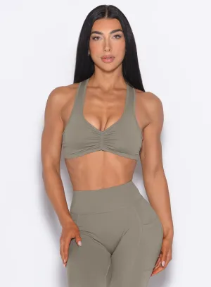 Scrunch Tank Bra Adjustable Straps