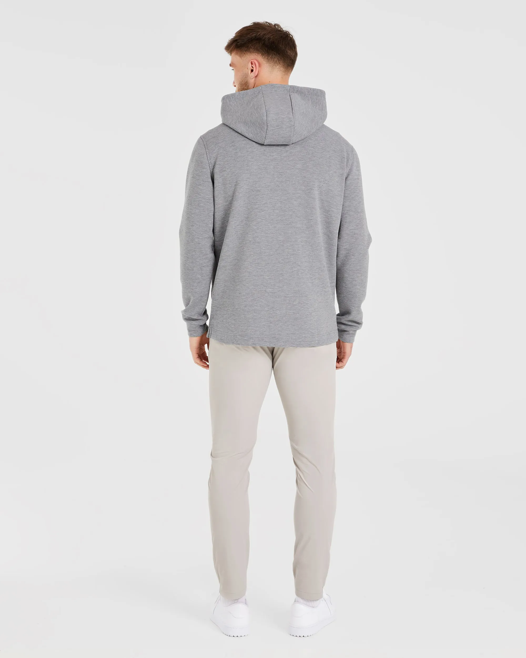Performance Lightweight Hoodie - Grey Marl Daily Style Gift worthy
