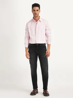 Breathable Lining Minimalist Trendy Everyday Men's Redloop 511 Black Slim Fit Mid Rise Jeans