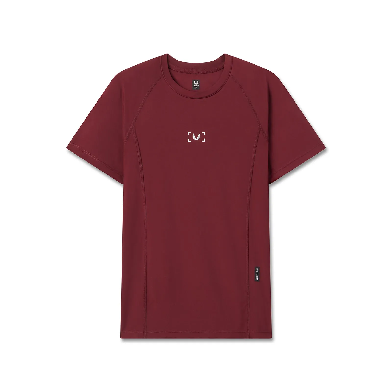 Stain Resistant Thermal Regulating Layer 1027. WarpFlexx-Lite? Half-Sleeve Baselayer - Crimson