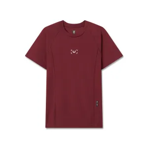 Stain Resistant Thermal Regulating Layer 1027. WarpFlexx-Lite? Half-Sleeve Baselayer - Crimson