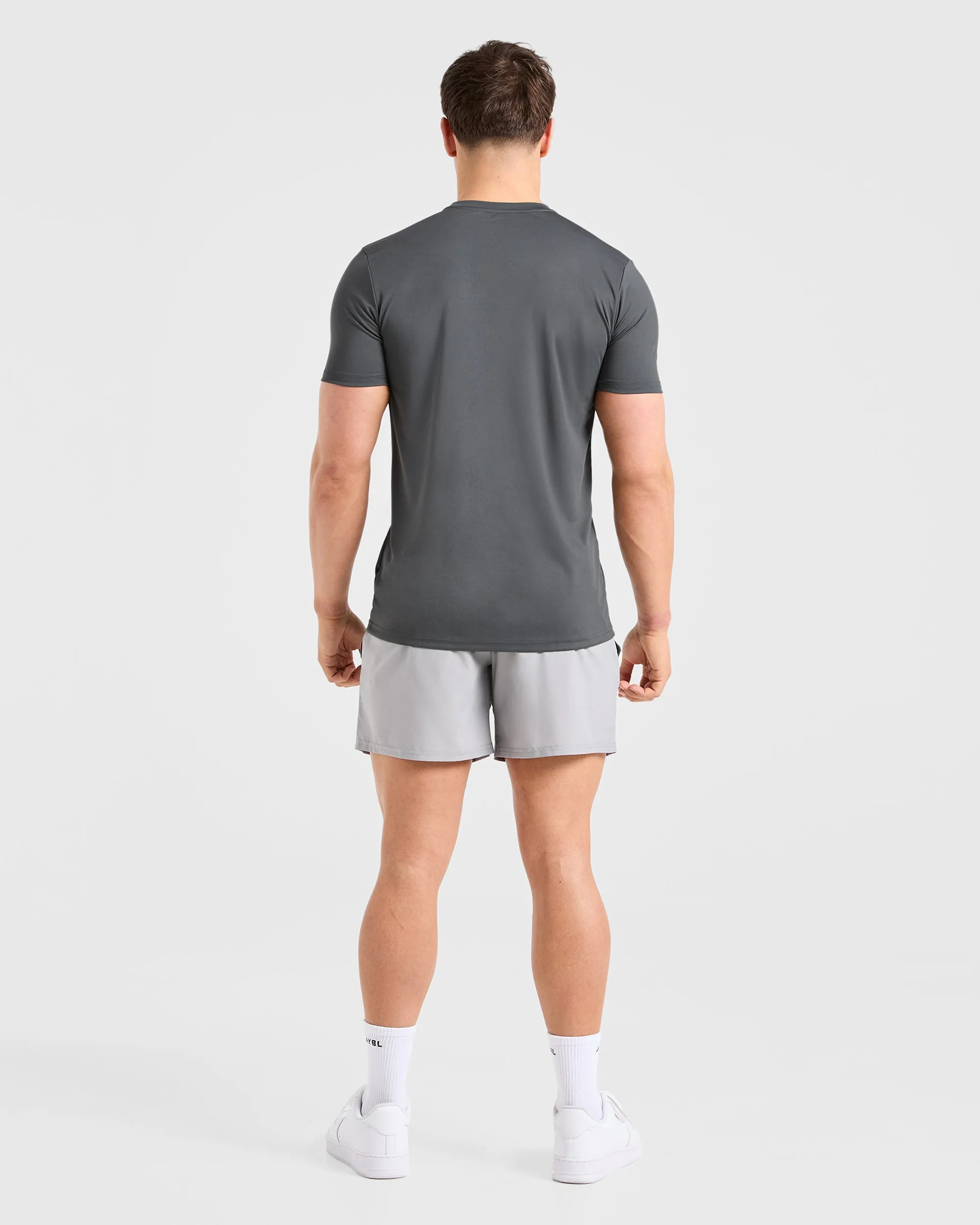 Chic Vibes Non Irritating Seams Origin T Shirt - Charcoal