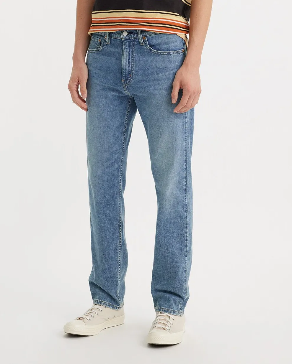 Levi's? 505 Regular Fit Mens Jeans - Hats Off Durable Construction