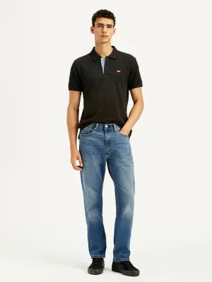 Outdoor Outfit Men's 505 Blue Straight Fit Mid Rise Jeans