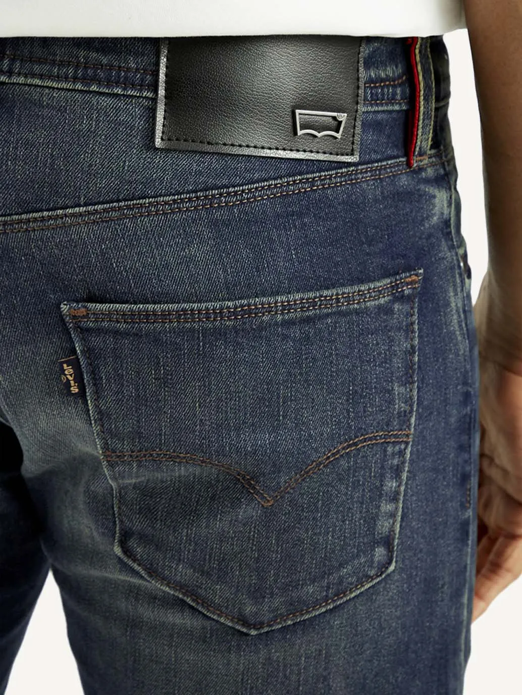 Men's Redloop 511 Dark Indigo Slim Fit Mid Rise Selvedge Jeans Neutral Cut
