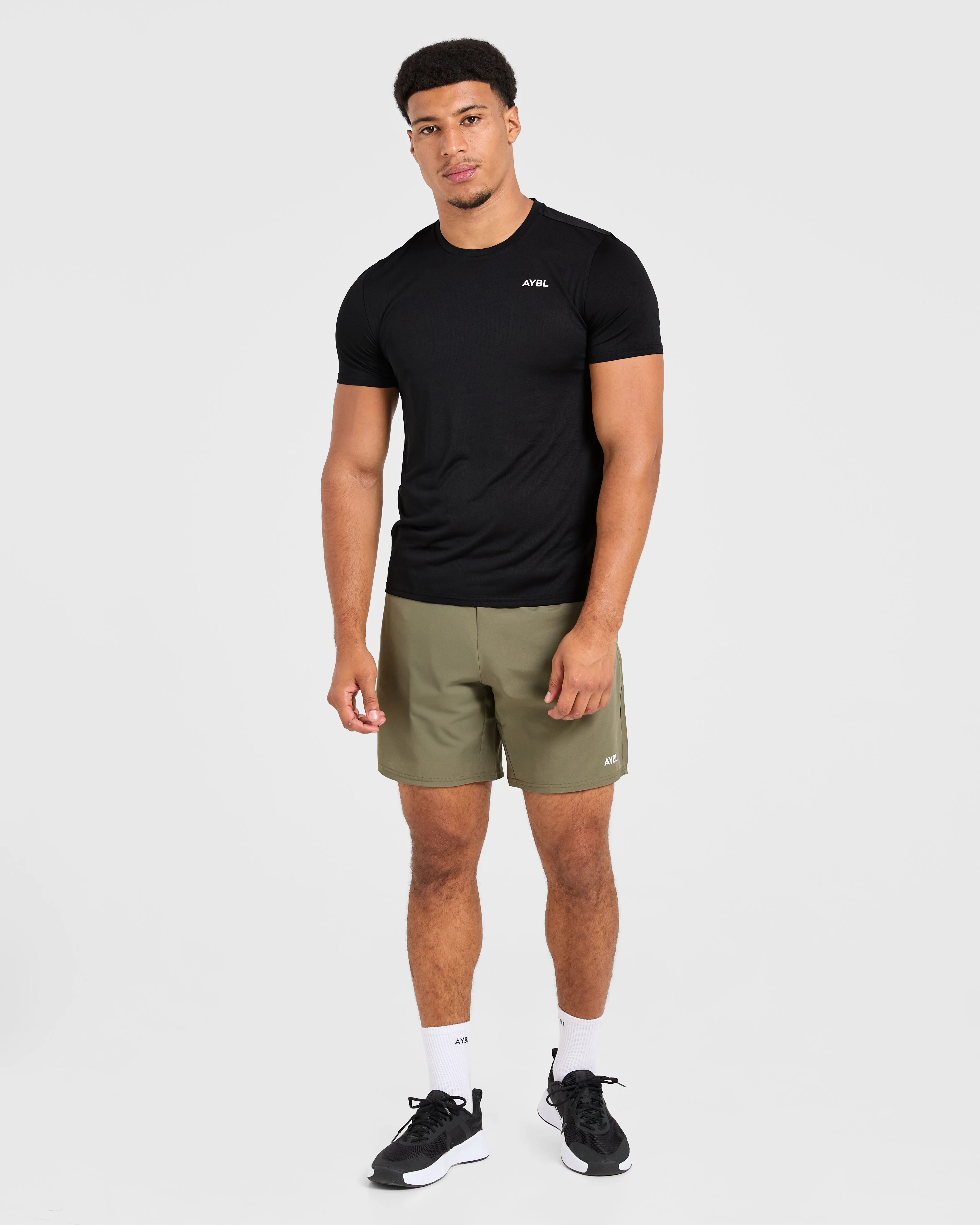 Core 7" Shorts - Deep Olive Mid - rise date night look